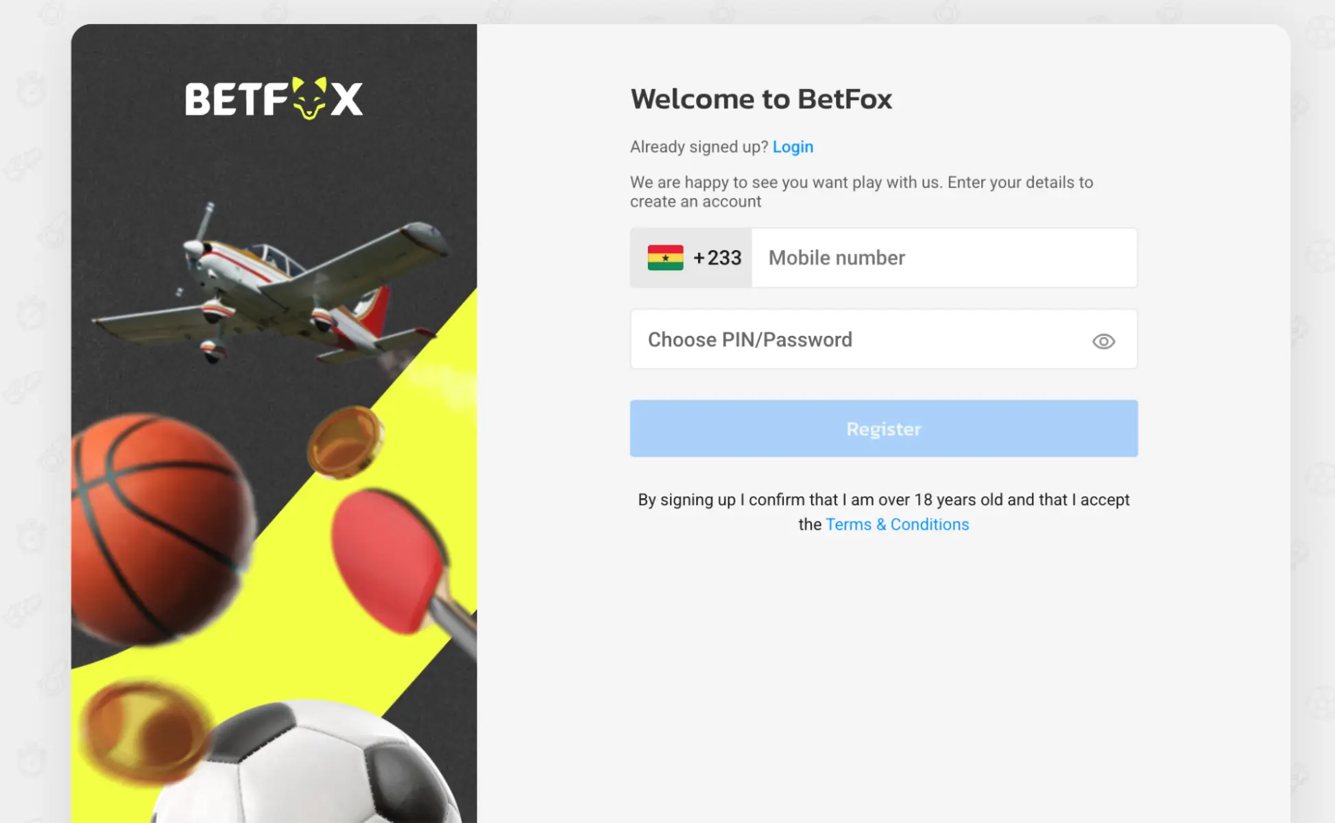 Getting Started on BetFox